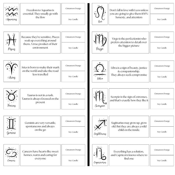 Personalised Initial Soy Candle