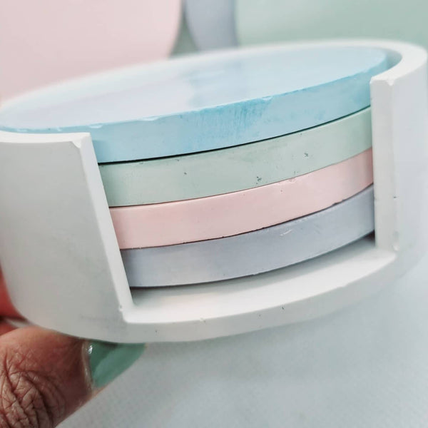 Pastel Coaster Set
